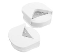 ifundom Redondeador de Esquinas R4 para Fotos y Manualidades 2 Unidades Cortador de Bordes para Papel y Cartulina Herramienta Práctica para Oficina y Scrapbooking Blanco