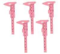 ifundom Regla de Mapeo Cejas de Plástico Rosa Calibrador para Medición Precisa Herramienta Profesional para Maquillaje y Microblading de Unidades