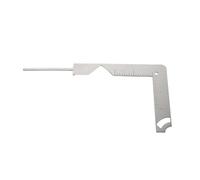 ifundom Regla Guía para Encuadernación de Libros Acero Inoxidable, Herramienta Multifuncional para Hacer Portadas y Álbumes Diy, Plantilla Precisa para Scrapbooking y Manualidades