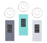 ifundom Reloj de Bolsillo Digital Pequeño Portátil con Diseño de Llavero de Plástico 3 Piezas para Estudiantes y Enfermeras