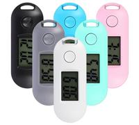 ifundom Relojes Electrónicos Digitales Silenciosos de Bolsillo 6 Colores (,) Luz Nocturna para Estudiantes, Enfermeras y Uso Escolar