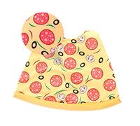 ifundom Ropa Divertida para Perros Disfraz de Pizza Traje de Halloween para Mascota para Perro Ropa de Disfraz para Fiestas de Temática de Comida