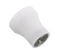 ifundom Rueda Deslizante para Máquina de Ejercicio Fitness, Polea de Oruga Ranura en U de Plástico, Rueda Guía Blanca para Cojín Móvil, Repuesto para Gimnasio y Entrenamiento en Casa