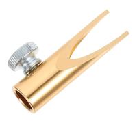 ifundom Sacapuntas Manual Compacto para Lápices de Cejas y Delineador de Labios, Sacapuntas Portátil de Metal Dorado Doble Ranura en U para Uso Profesional y Estudiantil