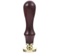 ifundom Sello de Lacre Decorativo, Cabeza de Sello de Cera, Madera y Cobre, Cabeza Desmontable, Fácil Instalación, para Sobres y Documentos Importantes, Decoración de Fiestas Hogar