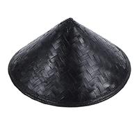 ifundom Sombrero de cono sombrero samurái de bambú japonés de caballero asiático chino oriental cosplay gorra para rendimiento cosplay fiesta