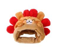 ifundom Sombrero de Mascota Mascotas Sombreros Accesorio de Cabeza de Gato Linda Mascota Sombrero Divertido Aseo criar Gorro de Gatito Sombrero de Perro tocador de Gato Felpa Marrón Claro