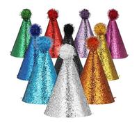 ifundom Sombreros De Fiesta Para Niños Sombreros De Fiesta De Cumpleaños Con Sombrero De Fiesta Pom Mini Party Hat Baby Birthday Gat For Baby Showers Weddings Celebraciones Festivas