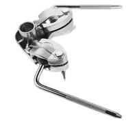 ifundom Soporte de Brazo Ajustable para Tom de Batería, Soporte Metálico Doble para Accesorios de Percusión, Abrazadera Resistente para Montaje de Tom en Conciertos y Prácticas