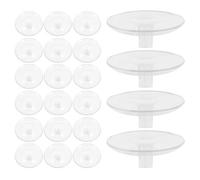 ifundom Soporte Flotante Hidropónico Transparente de 70 MM para Arreglos de Flores Inserto Plástico Reutilizable para Fijación de Plantas Expositor de Flores Flotantes 40 Piezas para