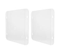 ifundom Soporte para Letreros Acrílico Ventosas, Paquete de 2 Piezas Tamaño Carta, Marco Transparente para Exhibición en Tiendas, Cafés y Puertas de Vidrio