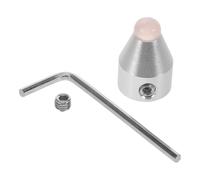 ifundom Soporte para Pies de Diapasón Multifuncional de Metal Plata, Base Redonda Elegante con Soporte Estable para Yoga y Ejercicios de Sanación de Frecuencias