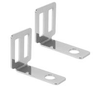 ifundom Soportes Aplicables para Luces Delanteras de Motocicleta Conjunto Metálico Resistente Plateado para Faros e Intermitentes Montaje Seguro y Compatible con Varios Modelos de Moto