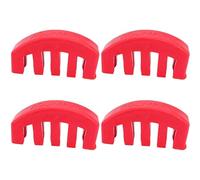 ifundom Sordinas para Violín de Goma Roja, 4 Piezas Portátiles para Práctica sin Rayar, Accesorio Adecuado Partes de Violín Silenciosas