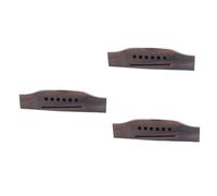 ifundom Strings Saddle Through Slotted Acoustic Guitar Bridge for Folk and Classical Guitar Replacement Parts Puente De Guitarra Acústica De Fácil De Instalar Compatible