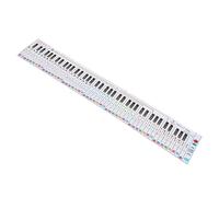 ifundom Tabla de Práctica para Piano y Teclado con Diseño en Papel, Clave Proporcional, Ayuda Didáctica Adecuada para Principiantes y Profesores