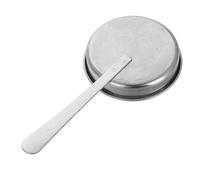 ifundom Tapa Extintora de Acero Inoxidable para Estufa Camping Cubierta Pequeña Ligera y Portátil para Apagar Herramienta Segura para Fogón y Hornillo Actividades al Aire