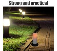 ifundom Tapas de Repuesto para Luces Solares con Llama Parpadeante Plástico Resistente Diámetro Exterior 7 CM Interior 6 CM 2 Piezas para Antorchas Solares de Jardín y Decoración