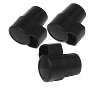 ifundom Tapones Para Saxofón Tenor De Abs, Cierre Para Llave De Cuello Doblado, Protección Antipolvo y Suciedad, Color Negro, Pack 3 Unidades, Accesorios Para Mantenimiento De Saxofones