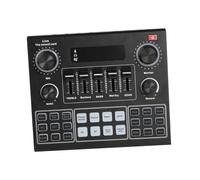 ifundom Tarjeta de Sonido Externa para Móvil Cambiador de Voz Portátil Simulador de Voz para Usar Compatible Computadora y Escenario de Transmisión Directo