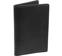 ifundom Tarjetero para Tarjetas de Visita de Piel de Vaca Negro, Ligero y Portátil, Diseño Práctico y Simple Adecuado para Viajes y Uso Escolar