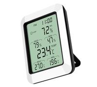 ifundom Termómetro Digital Interior con Monitor de Humedad y Temperatura Portátil Energético para Dormitorio Oficina y Habitaciones Batería Incluida
