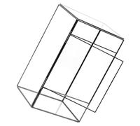 ifundom Terrario De Vidrio Micro Paisaje Contenedor Ecológico para Musgo y Plantas Decoración De Escritorio Multifuncional para Hogar y Oficina Caja Transparente para Paisaje Interior