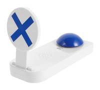 ifundom Timbre para Programa de Juegos Portátil de Plástico Azul Botón de Timbre que Suenan Zumbadores para Reuniones Familiares y Trabajo en Equipo