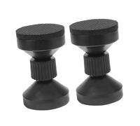 ifundom Topes Ajustables para Cabecero de Cama 2 Pcs, Estabilizadores Antivibración para Muebles, Fijadores Anticaídas Negros Tamaño Mediano 5.9-6.7 Cm, Soporte para Marco de Cama