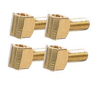 ifundom Tornillos Para Varilla De Violín Amarillos 4 Piezas, Accesorios De Repuesto De Metal Para Reparación De Varilla De Viola y Violonchelo, Partes Prácticas Para Instrumentos De Cuerda Orgánica