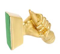 ifundom Trofeo Musical de Resina con Micrófono Dorado Adorno Decorativo para Premio Creativo para Competencias y Eventos Escolares