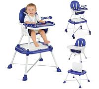 ifundom Trona para Bebés | Silla Ergonómica 6 en 1 para Comer Y Apoyar La Alimentación, Asiento Elevador Y Mesa de Juego | Asiento Convertible para Niños Pequeños con Arnés para Comer Y Jugar