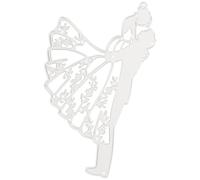 ifundom Troquel de Corte DIY de Acero al Carbono para Bodas y Decoración, Plantilla Metálica para Manualidades de Papel, Álbumes y Tarjetas de Novios, Accesorio Reutilizable