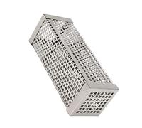 ifundom Tubo Ahumador de Pellets de Acero Inoxidable Parrilla para Barbacoa y Estufas Accesorio Portátil para Ahumar Carne con Ventilación Uniforme Compatible con Virutas de Madera