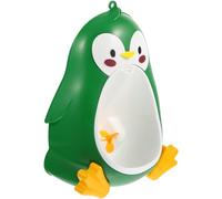 ifundom Urinario Infantil de Pingüino Capacidad Grande y Altura Ajustable, Material Abs, Diseño para Colgar en Baño en Casa Ventosas de Succión