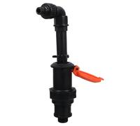 ifundom Válvula de Toma de Agua Rápida 3/4' Dn20 PP Negra, 1 Pieza | Capuchón Protector, Acceso Rápido y Sistema Plug And Play, para Manguera de Jardín y Conectores
