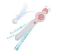 ifundom Varita Teaser para Gatos con Extensión Automática Juguete de Herramienta de Entretenimiento para Gatos Color Rosa Estimula el Ejercicio y el Aburrimiento