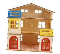 ifundom Villa para Mascotas De Madera Natural Castillo para Hámsteres De Varias Casa De Escondite para Hámsteres y Ratas para Decoración del y Interiores