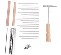 iFutniew 17 Teclas Kalimba Piezas de Bricolaje Llave Pulgar Piano Puente Kit de Martillo de AfinacióN Accesorios para los Amantes de la MúSica Accesorio de Juego