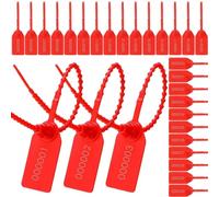 iFutniew 300 sellos de plástico para manipulación, bridas numeradas, etiquetas de seguridad, desechables, autobloqueo, señalización de 250 mm