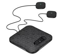 iFutniew Altavoz inalámbrico USB para videoconferencia, 4 micrófonos integrados, altavoz de alta fidelidad, 2 micrófonos de extensión, ruido de recogida de voz de 360°, fácil de usar