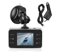 iFutniew Cámara DVR para salpicadero de coche de 2.2 pulgadas, grabación en bucle 1080P, grabadora de detección de movimiento, gran angular, visión