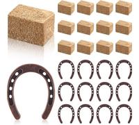 iFutniew Decoraciones de Fiesta Temática Occidental, Centros de Mesa de Vaquero para Mesas con Mini Herraduras, Recuerdo para Mesa, Fiesta de Rodeo de Caballos