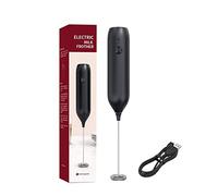 iFutniew Espumador de leche eléctrico de mano recargable por USB, mini mezclador de bebidas, batidor para café, latte matcha