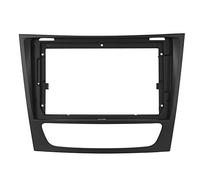 iFutniew Kit de embellecedor de audio para CD y DVD de coche de 1/2 DIN, 22.9 cm para Clase E W211 1999-2007