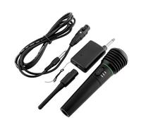 iFutniew Micrófono dinámico inalámbrico profesional con cable Bluetooth, amplificador de altavoz para karaoke y música