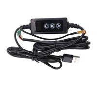 iFutniew Mini interruptor de termostato USB con control digital LED, termorregulador de temperatura, termorregulador CC 5-24 V 12 V