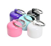 iFutniew Paquete de 5 llaveros portátiles para píldoras, caja de almacenamiento de joyas y llavero de medicina para viajes al aire libre, fácil de instalar