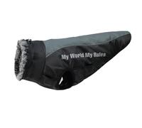 iFutniew Ropa de Invierno Impermeable para Perros Grandes, Ropa Cálida con Cuello de Piel para Perros Grandes, Chaqueta para Labrador Husky XL