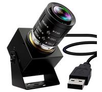 IFWATER Cámara USB de 120 fps, cámara web de alta velocidad, oscilación de golf, 4K, 12 megapíxeles, cámara USB con zoom óptico manual 3X, Lightburn PC, computadora, Plug and Play, para Linux, Windows